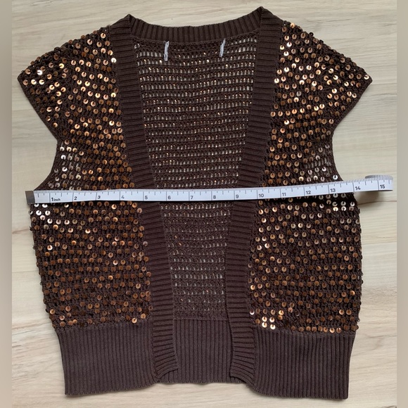 Little Brown Sparkle Shrug - Picture 12 of 16
